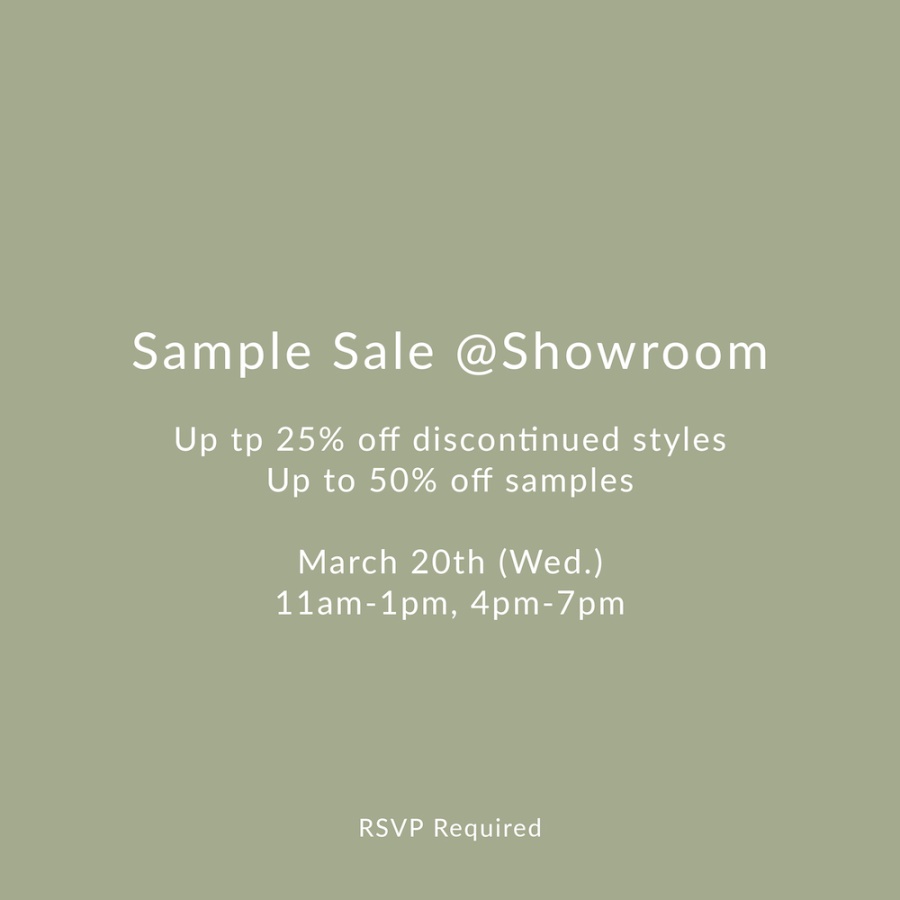 Satomi Kawakita Showroom Sample Sale