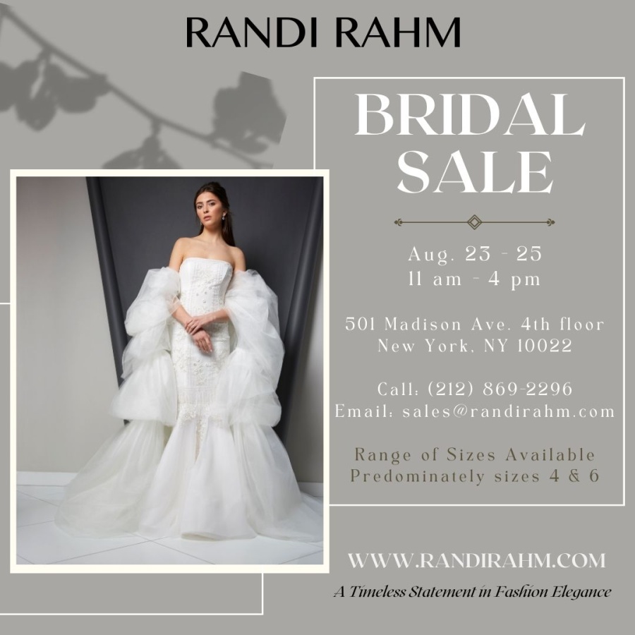 Randi Rahm bridal Sale