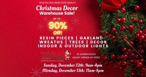 Christmas Decoration Warehouse Sale