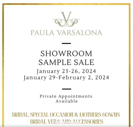 Paula Varsalona Sample Sale
