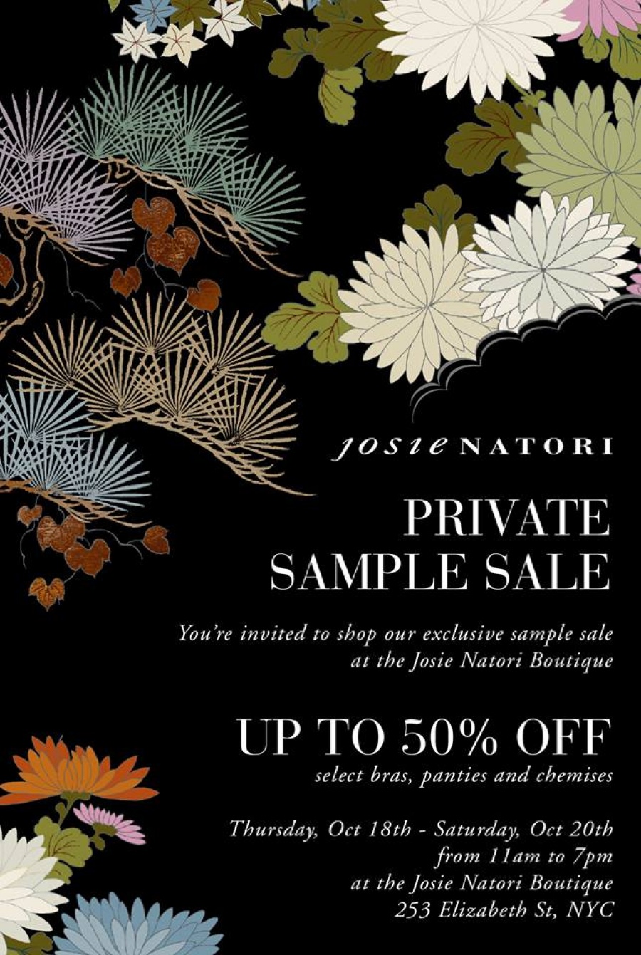 Josie Natori Sample Sale -- Sample sale in New York
