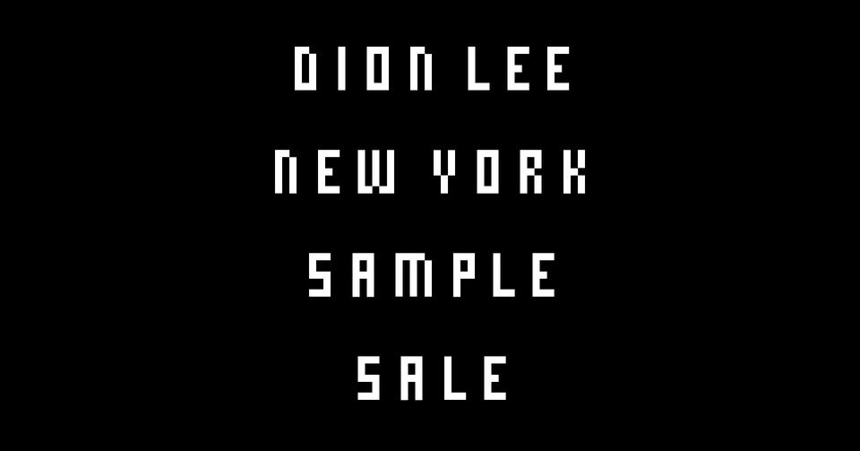 Dion Lee NY Sample Sale