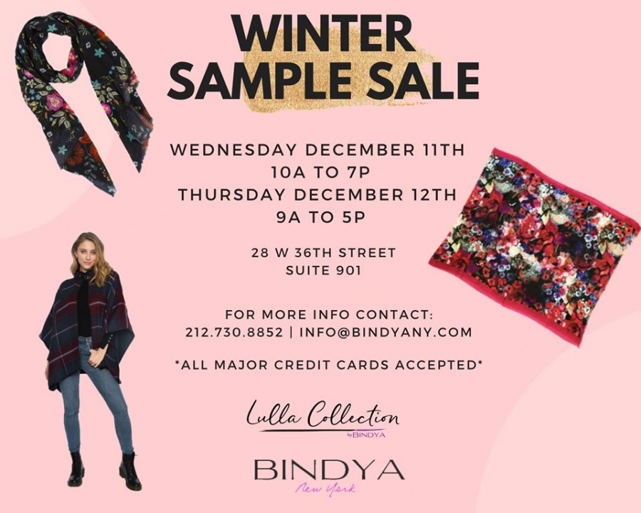 Bindya NY Winter Sample Sale