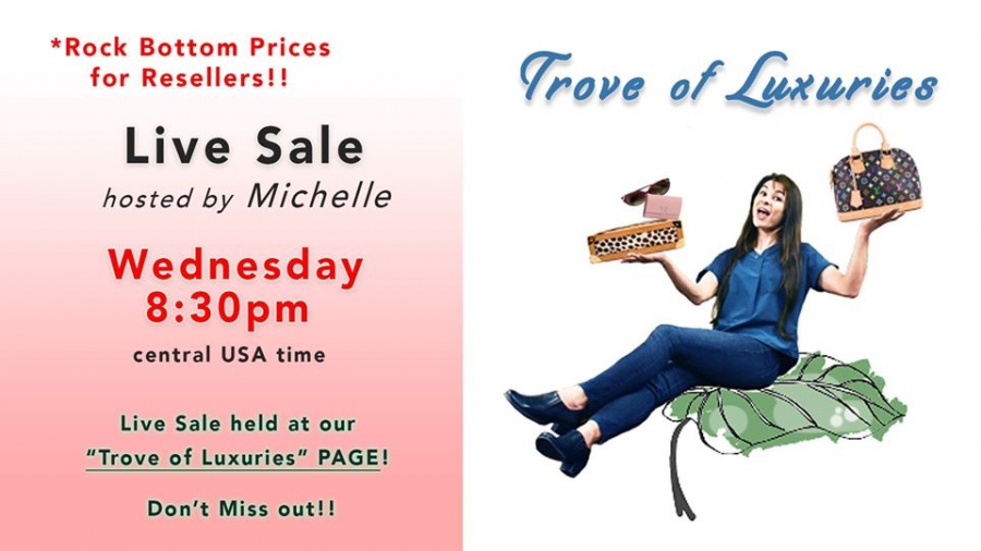 Trove of Luxuries Luxury Brand Live Sale