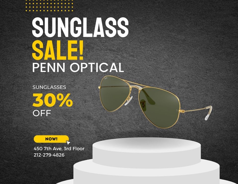 Penn Optical Group Summer Sunglass Sale 