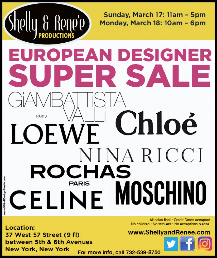 European Designer Super Sale