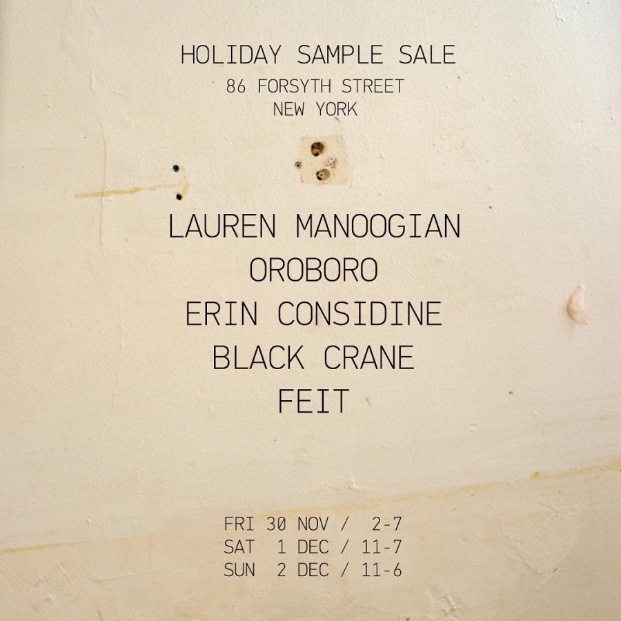 Lauren Manoogian and Friends Sample Sale