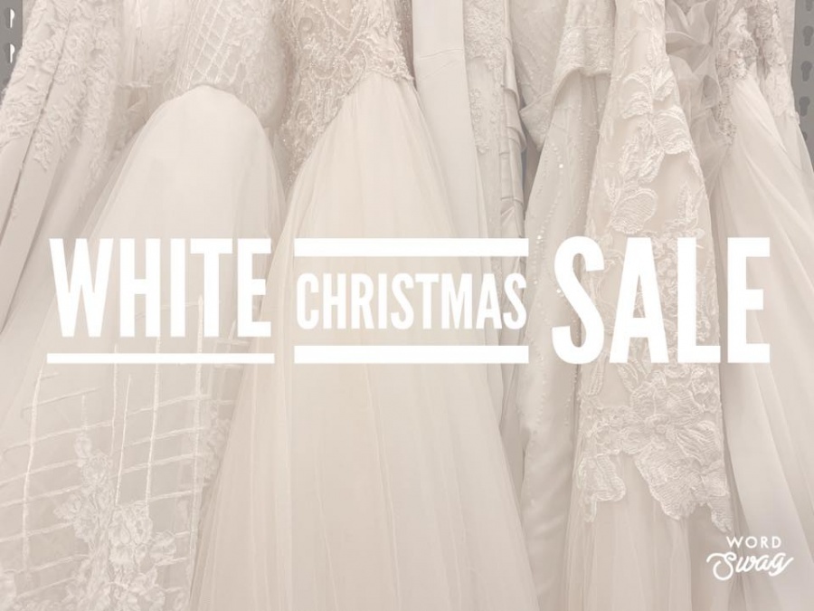 Dress Your Fancy Bridal Boutique White Christmas Sale