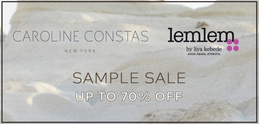 Caroline Constas and lemlem Sample Sale
