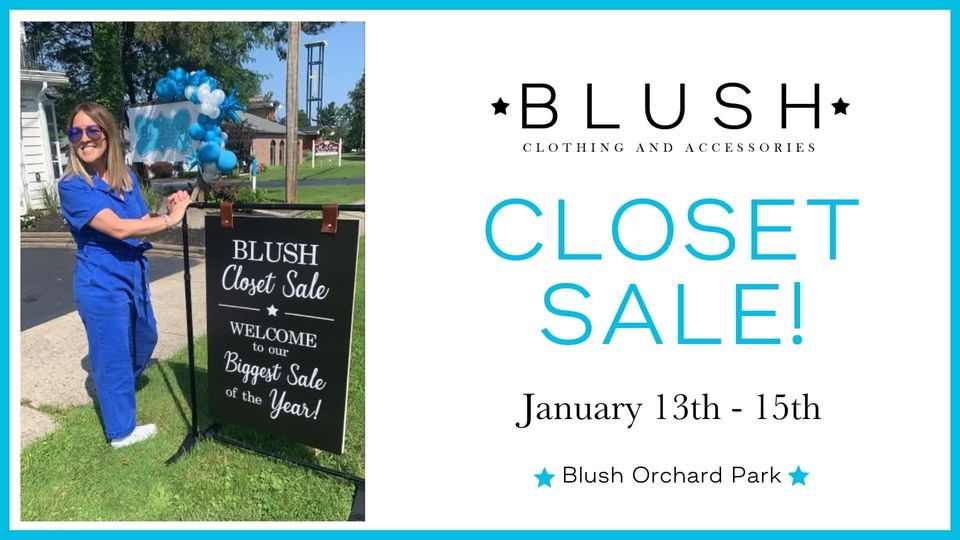 Blush Closet Sale