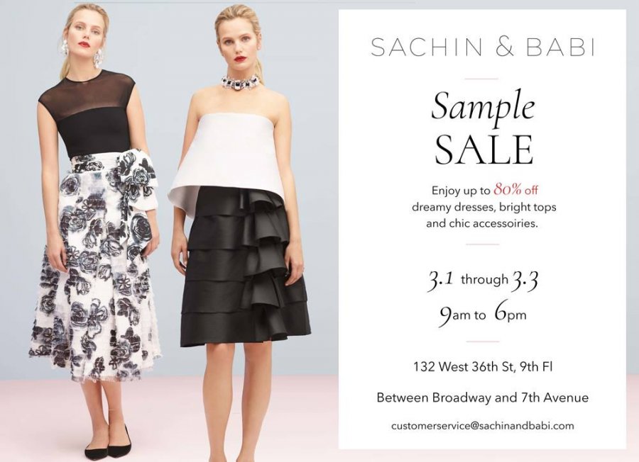 Sachin and Babi sample sale
