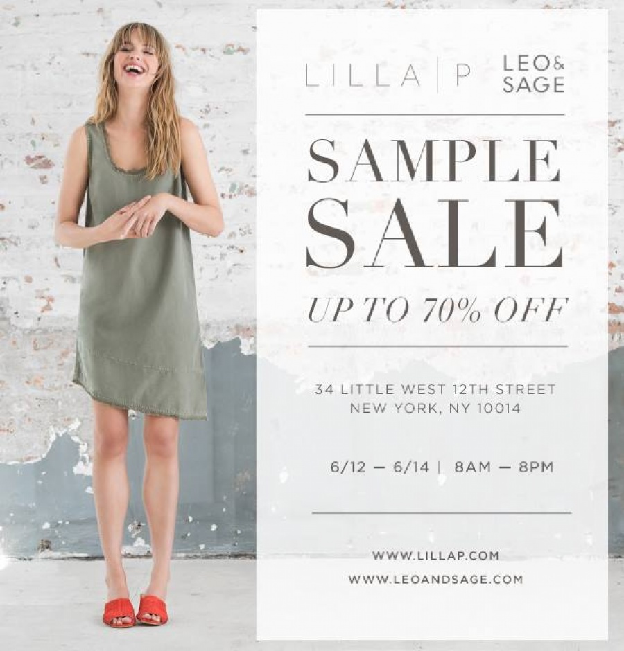 Lilla P and Leo & Sage Sample Sale