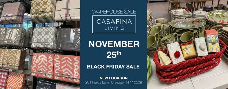 Casafina Living Warehouse Sale Black Friday Sale 