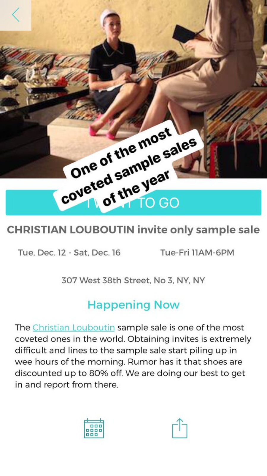 Christian Louboutin Sample Sale
