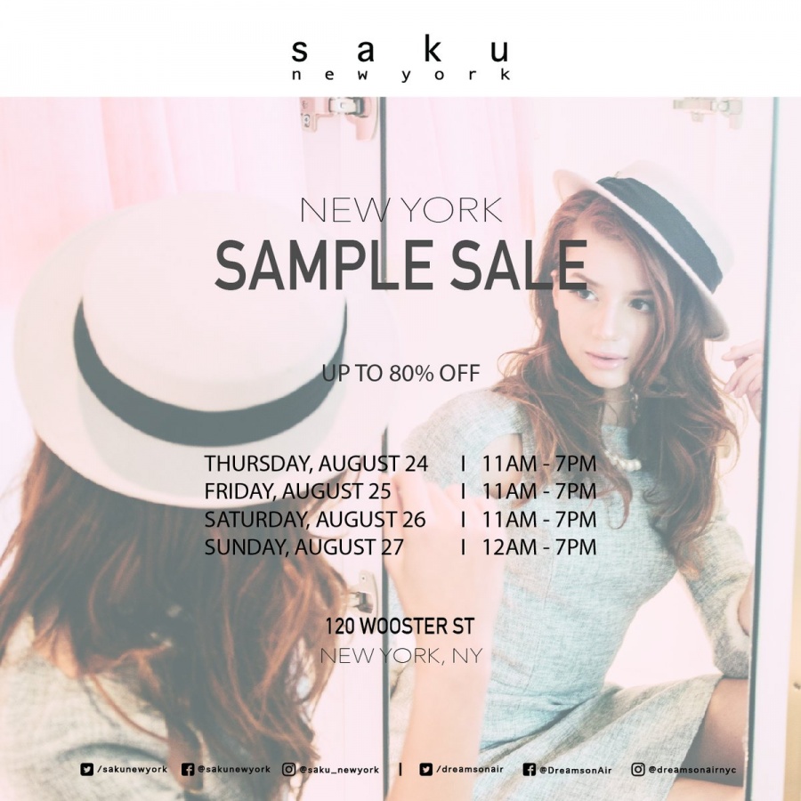 Saku New York Sample Sale
