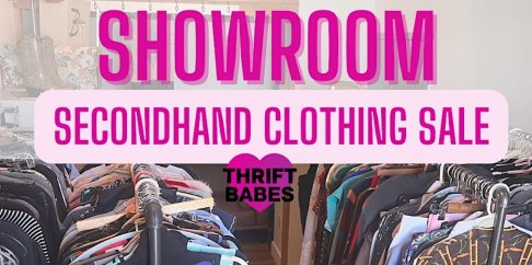 Sammy Davis of THRIFT BABES Vintage and Secondhand Clothing Showroom Sale 