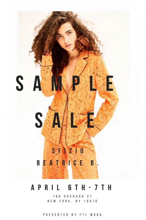 Sfizio and Beatrice B. sample sale