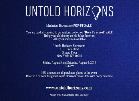 Untold Horizons Sample Sale