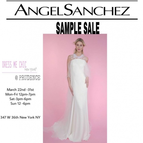 Angel Sanchez Bridal Sample Sale