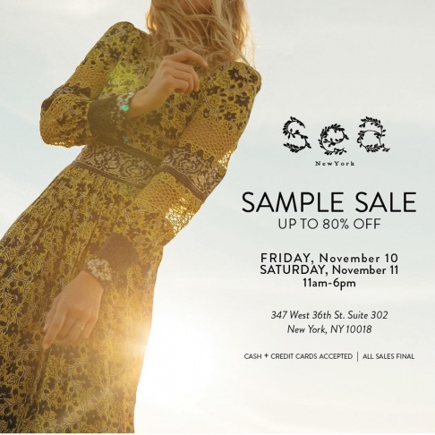 SEA New York Sample Sale