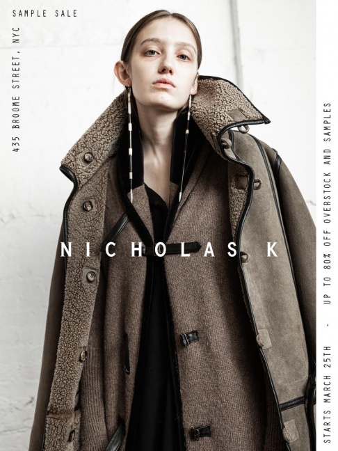 Nicholas K Sample Sale