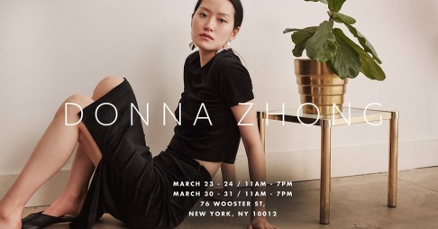 DONNA ZHONG Fall 2018 Collection Sample Sale