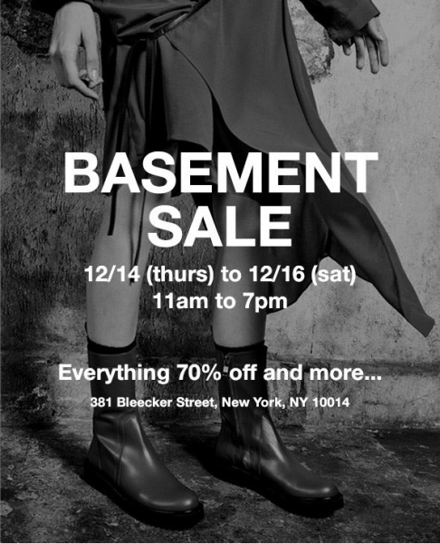 UMA Basement Sale
