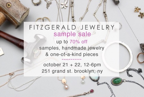 Fitzgerald Jewelry Sample Sale