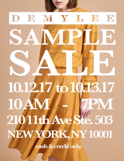 Demy Lee Sample Sale