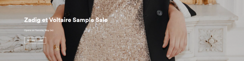 Zadig and Voltaire Sample Sale