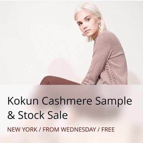 Kokun Cashmere Sample and Stock Sale