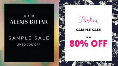 Alexis Bittar and Parker Sample Sale