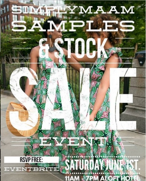 Simply Ma'am Samples and Stock Sale