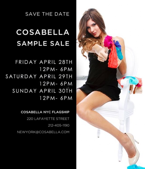 Cosabella sample sale