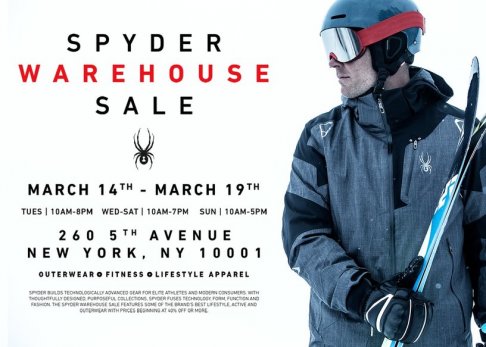 Spyder Warehouse Sale