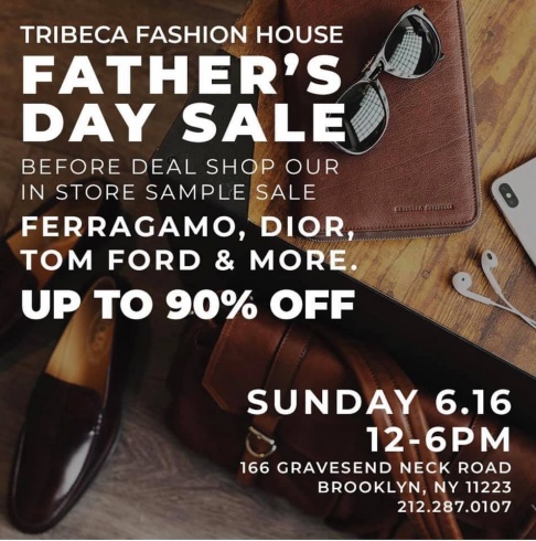 Tribeca Fashion House Father's Day Sale