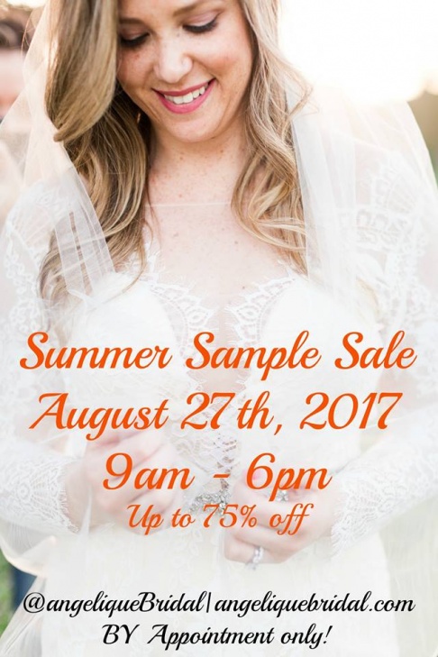 Angelique Bridal Sample Sale