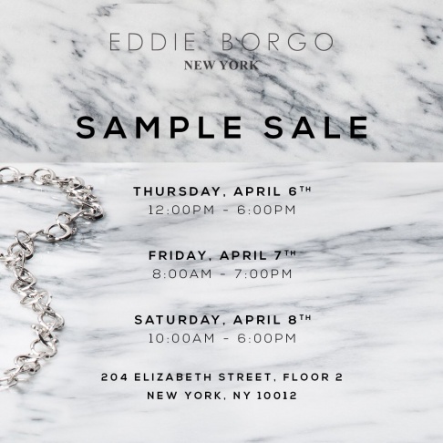 Eddie Borgo sample sale