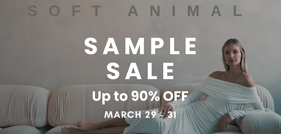 Soft Animal Sample Sale