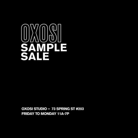 OXOSI Sample Sale