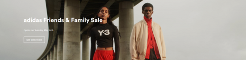 adidas Friends and Family Sale