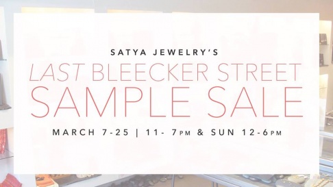 Satya Jewelry Last Bleecker Street Sample Sale