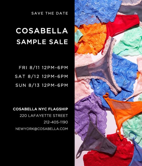 Cosabella Sample Sale 