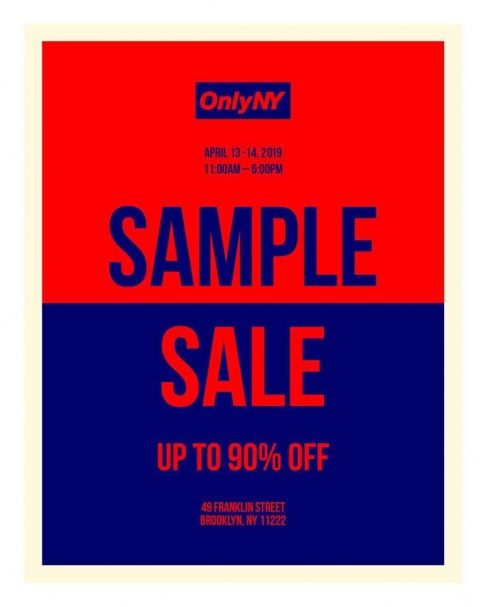 Only NY Sample Sale