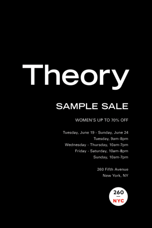 Theory Sample Sale