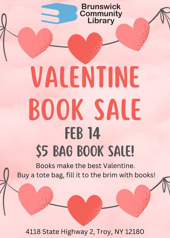 Brunswick Community Library Valentine Book Sale