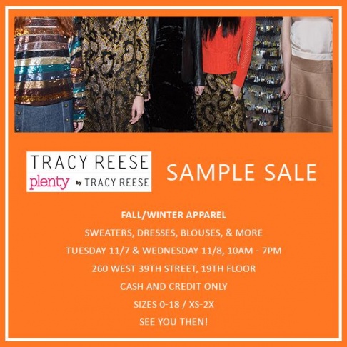 Tracy Reese Sample Sale