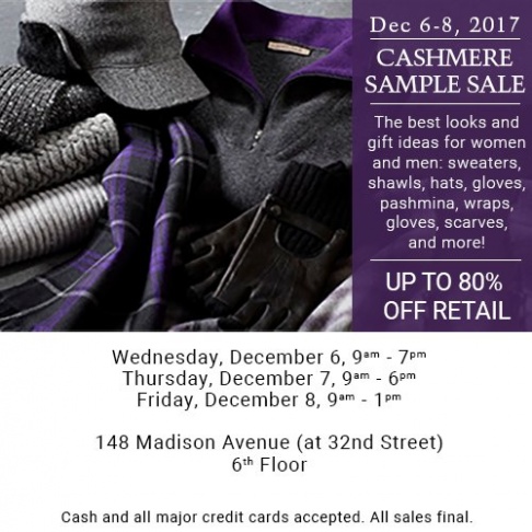 Amicale Cashmere Sample Sale