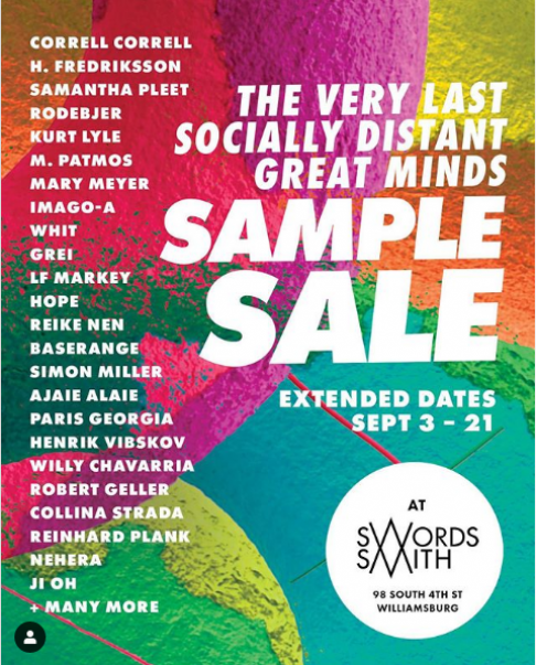 SWORDS-SMITH Sample Sale