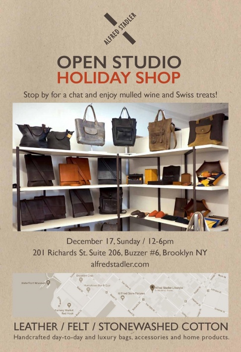Alfred Stadler Open Studio Holiday Sale